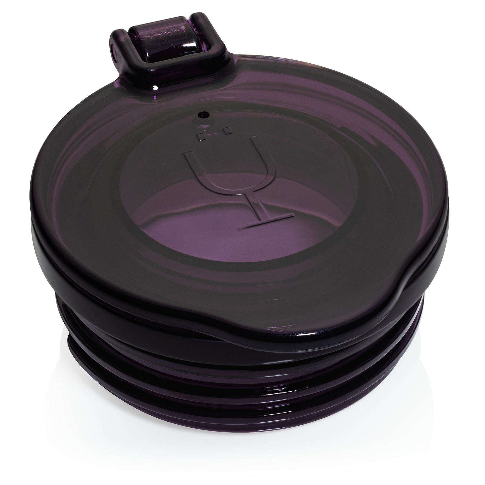 Champagne Flute Replacement Lids | (Clear, Purple & Black) - Fresh Flow