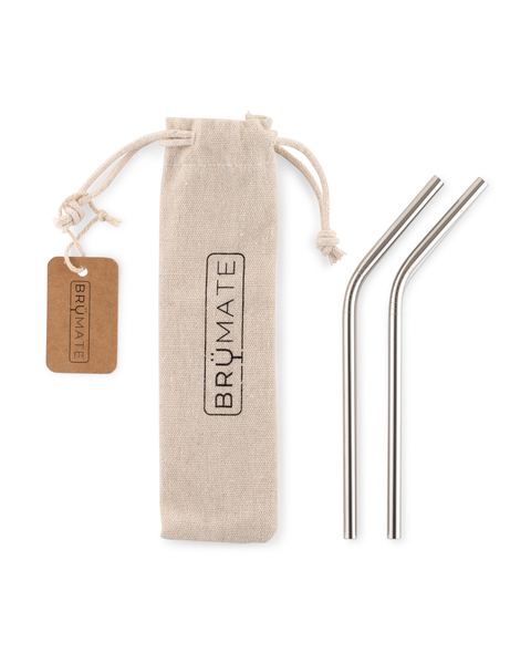 Stainless Steel Reusable Straws | Stainless | Small - Home Entertaining
