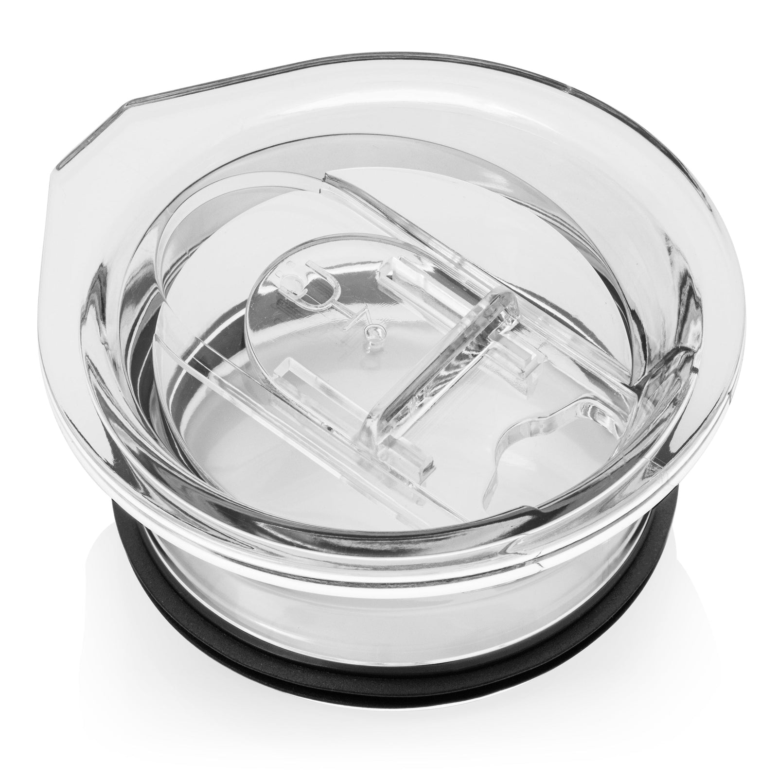 Hopsulator Slim Tumbler Lids (Clear, Black and Purple) - Easy Chill