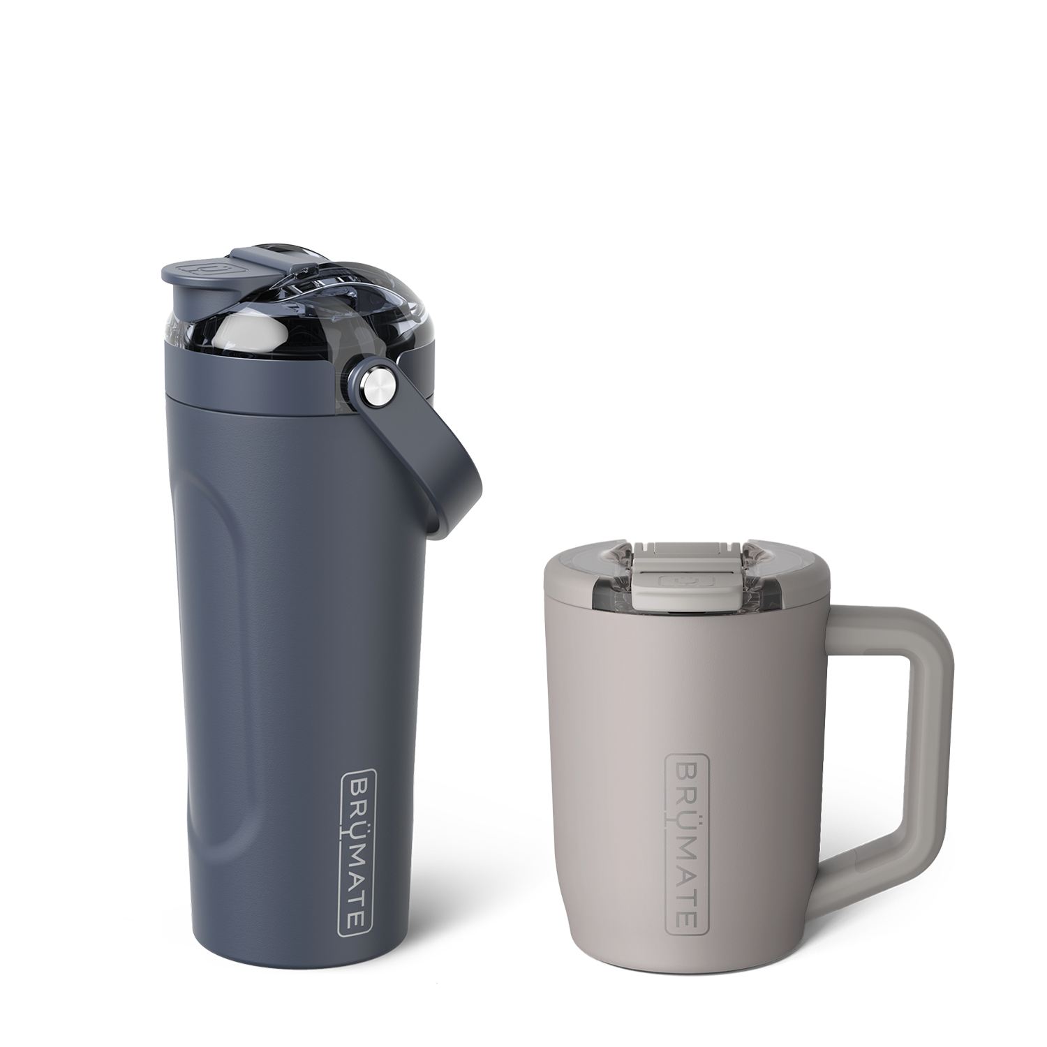 Hydrate + Caffeinate Bundle | Mocha & Nightfall Blue | 15oz/25oz - Fresh Finish