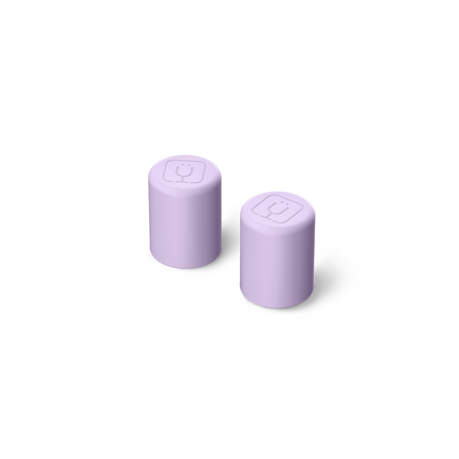 Magnetic Straw Cover | Lavender | 2-Pack - Quick Sip