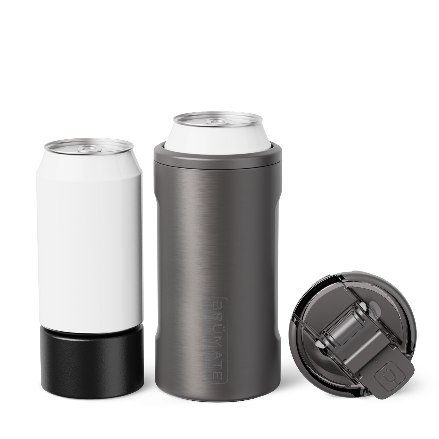 Hopsulator Trio | Black Stainless | 12/16oz Standard Cans - Daily Clean