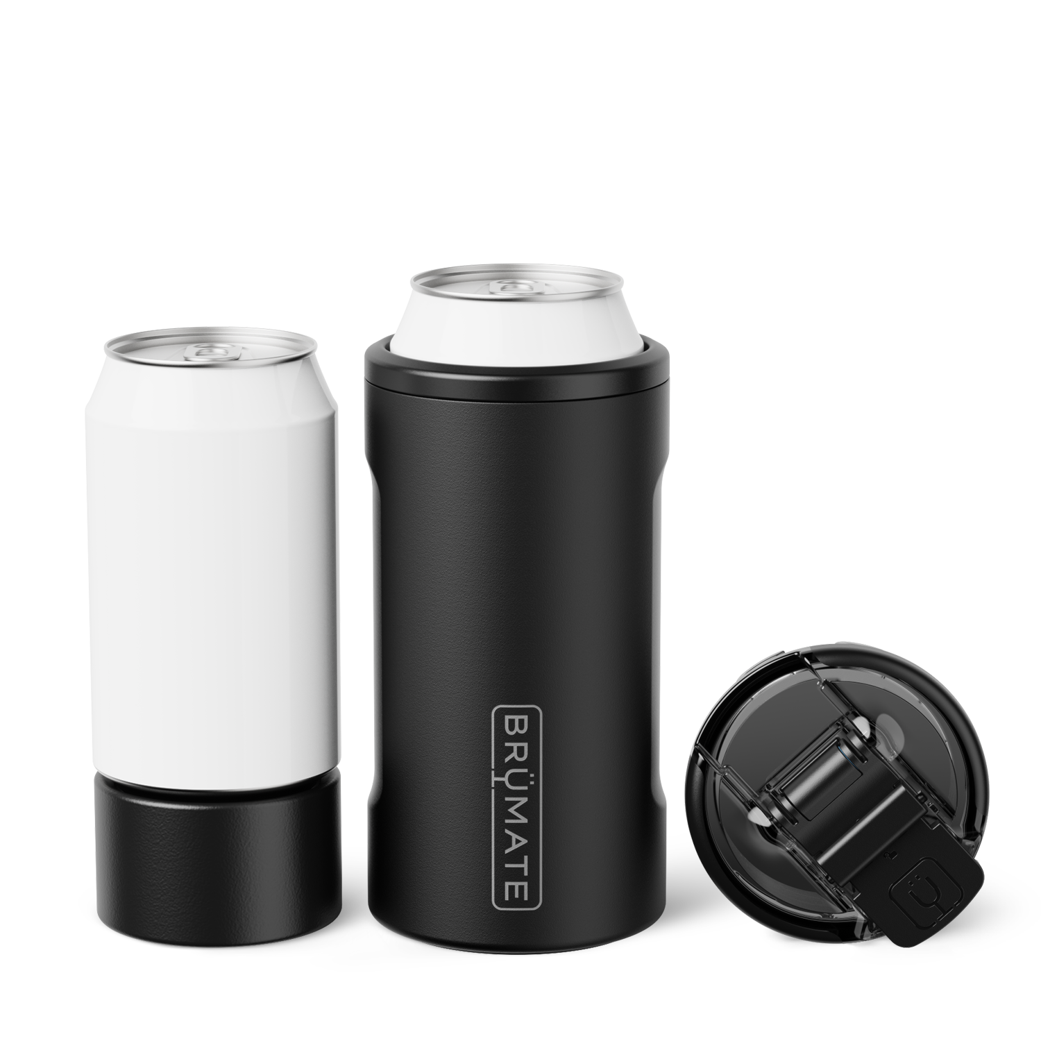 Hopsulator Trio | Matte Black | 12/16oz Standard Cans - Daily Clean