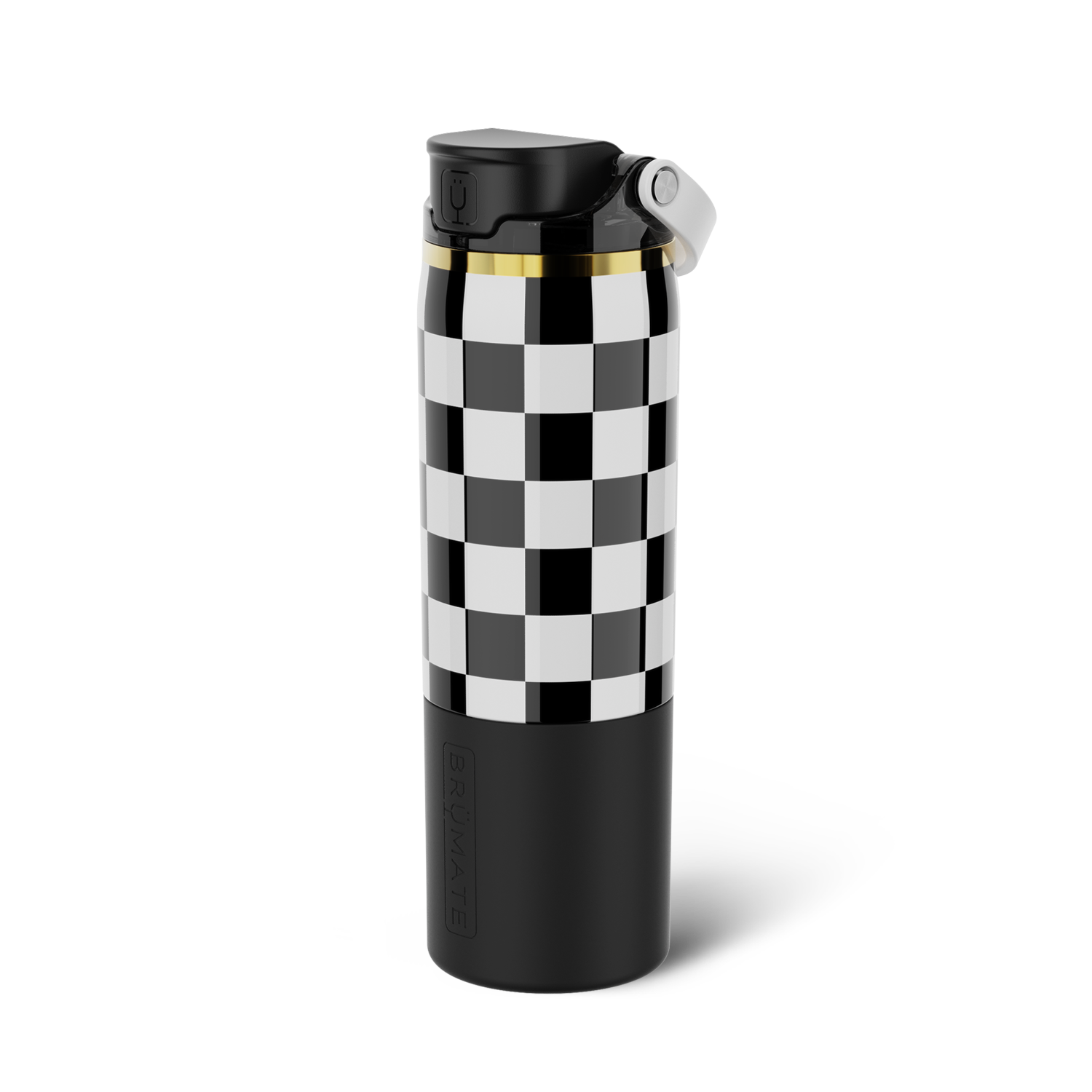 Rise 25oz | Black & White Checker - Fresh Finish