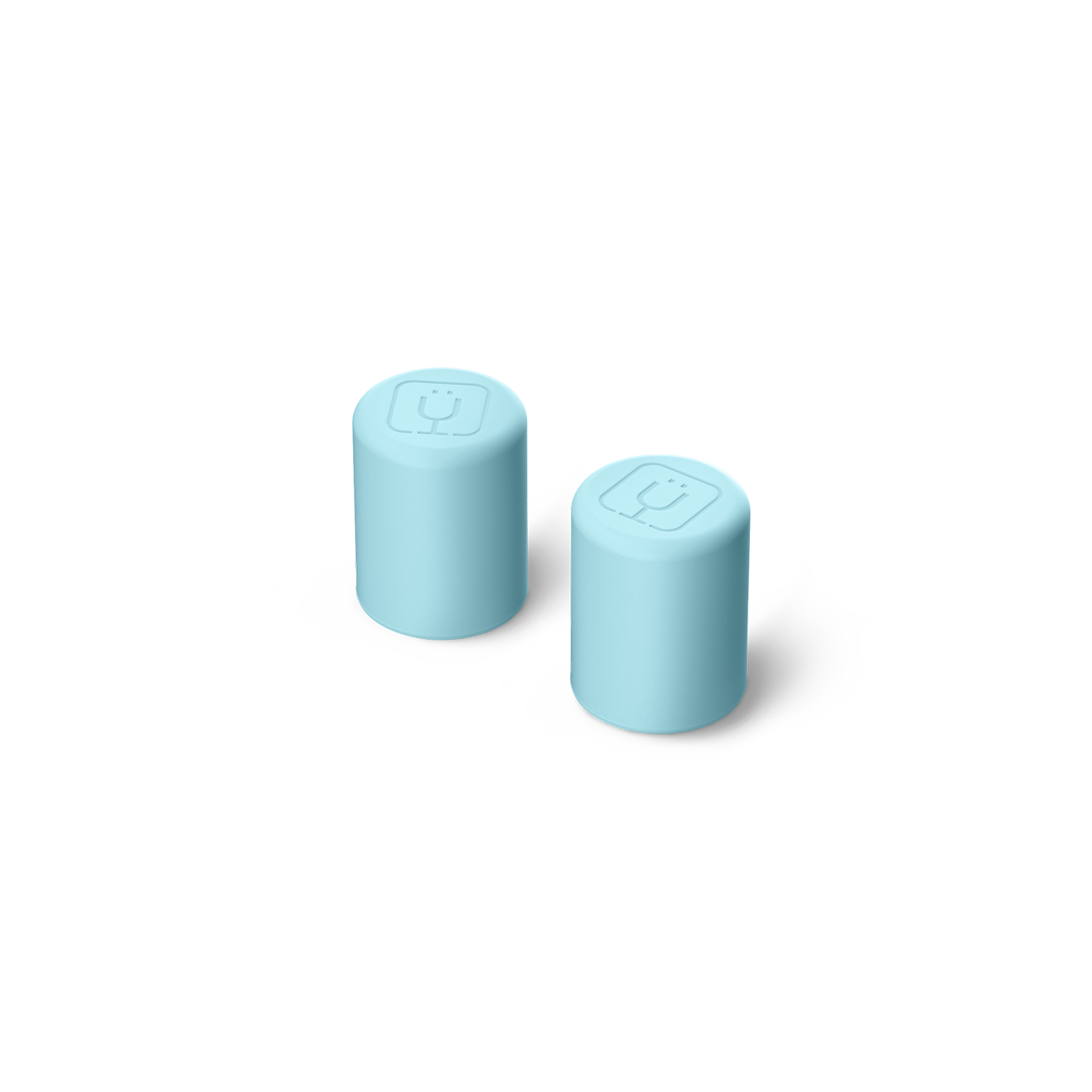 Magnetic Straw Cover | Glacier | 2-Pack - Quick Sip