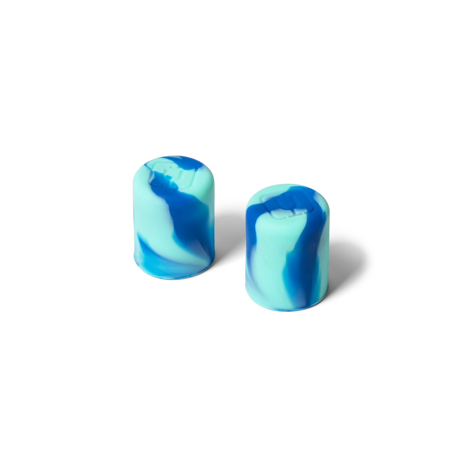 Magnetic Straw Cover | Ocean Swirl | 2-Pack - Ready Sip
