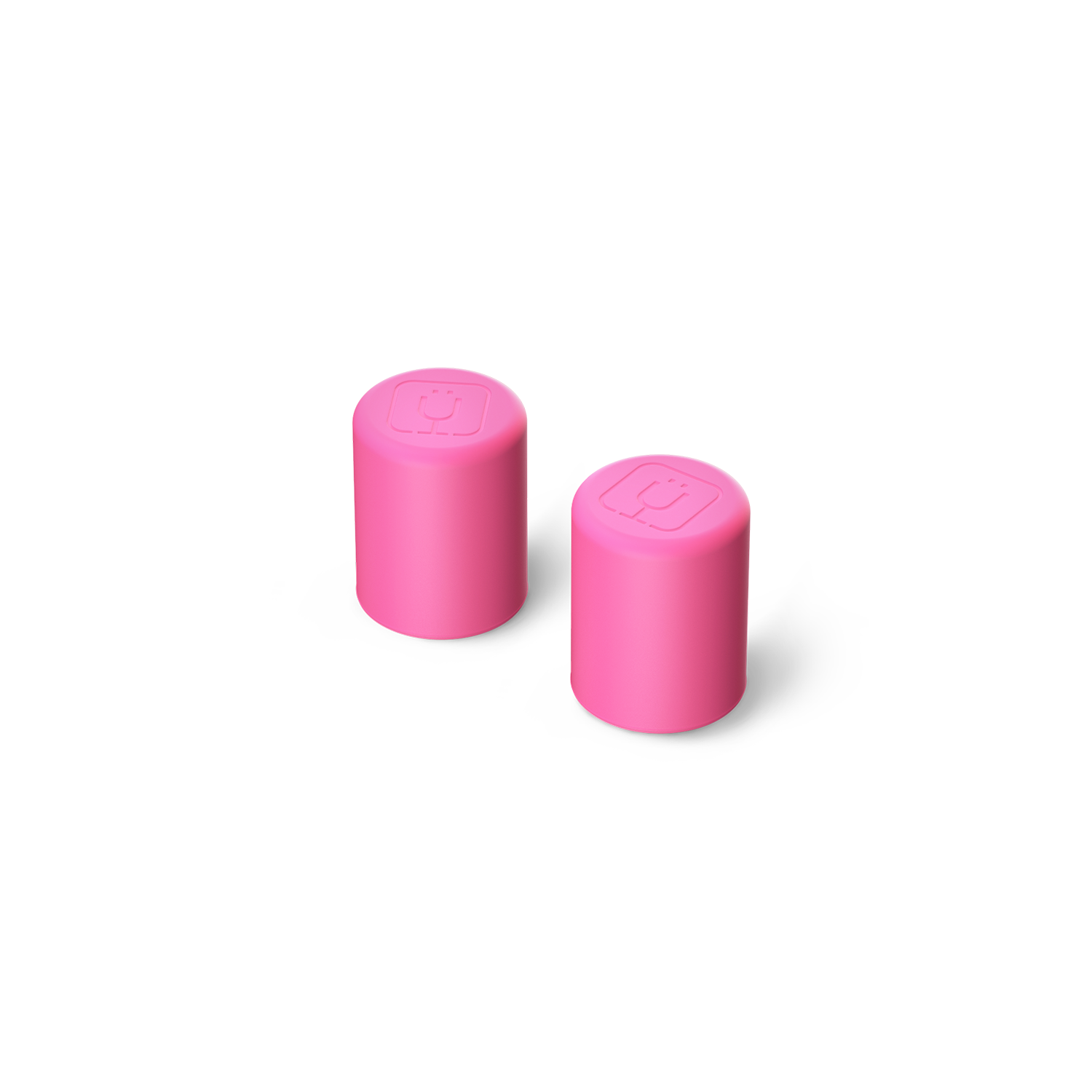 Magnetic Straw Cover | Neon Pink | 2-Pack - Ready Flow