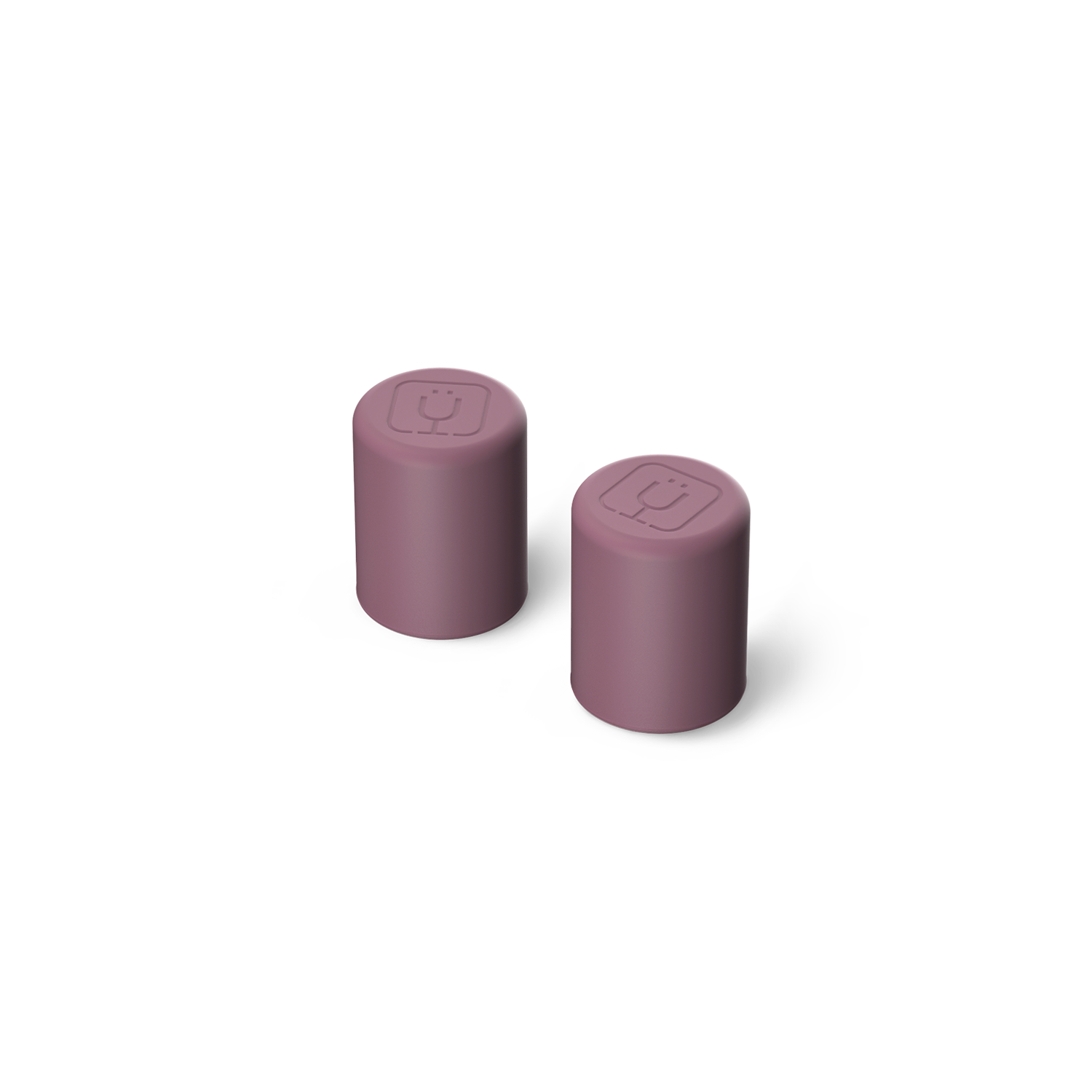 Magnetic Straw Cover | Rose Taupe | 2-Pack - Fresh Flow