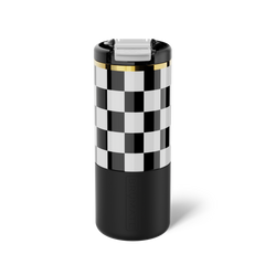 Strova 18oz | Black & White Checker - Daily Clean