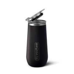 Champagne Flute | Matte Black | 12oz - Pure Refresh