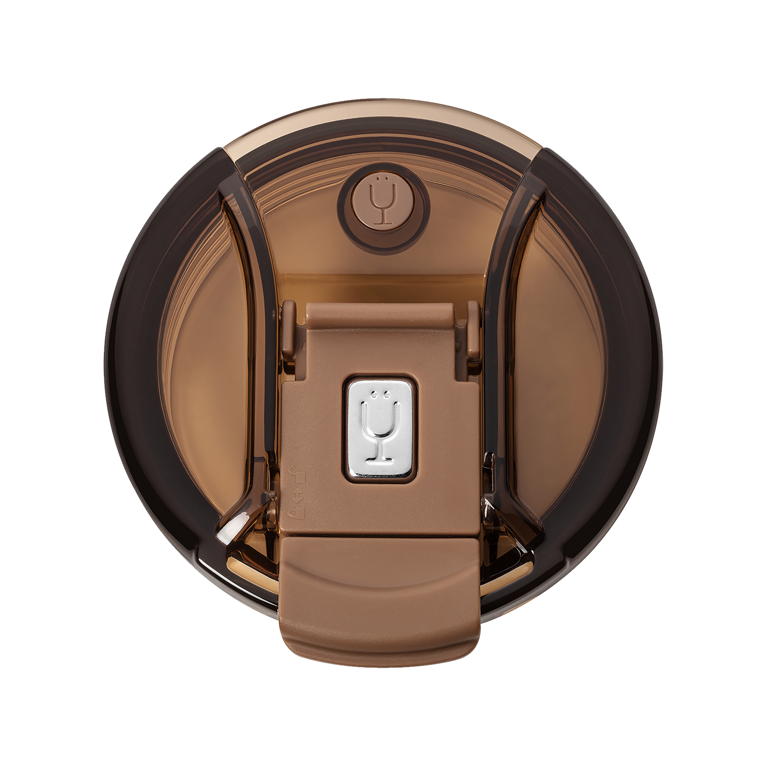 MultiShaker BevLock TM Lids | Gold Leopard - Quick Sip